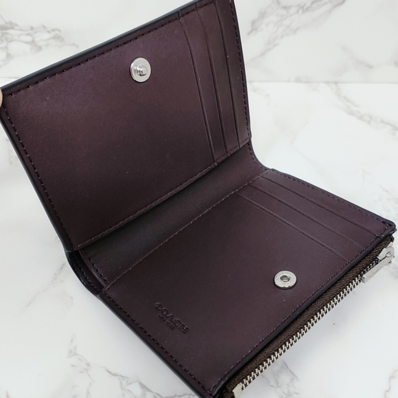 coach bifold wallet heart signature - Picture 6 of 7